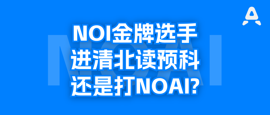 为什么NOI金牌选手转战NOAI？有哪些机遇？